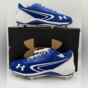 Under Armour Shoes Sz 13.5 Baseball Cleats Rotational Traction 4D Foam Soles New
